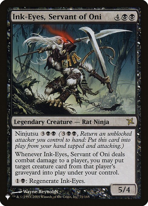 Magic the Gathering Card - Ink-Eyes, Servant of Oni - MTG Circle