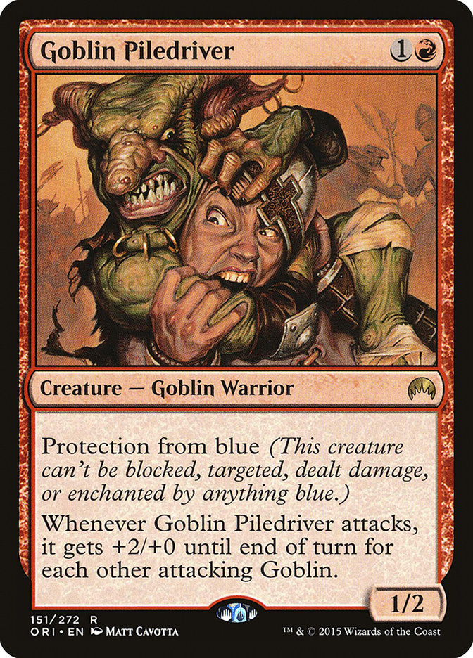 Magic the Gathering Card - Goblin Piledriver - MTG Circle