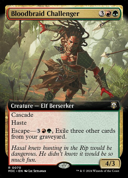Magic the Gathering Card - Bloodbraid Challenger - MTG Circle