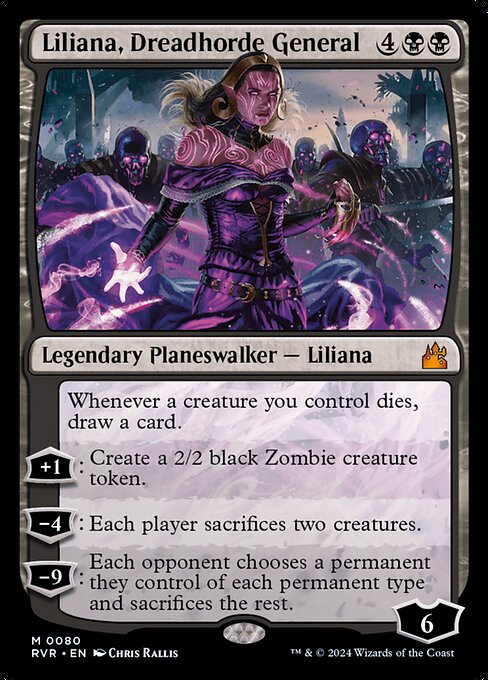 Magic the Gathering Card - Liliana, Dreadhorde General - MTG Circle