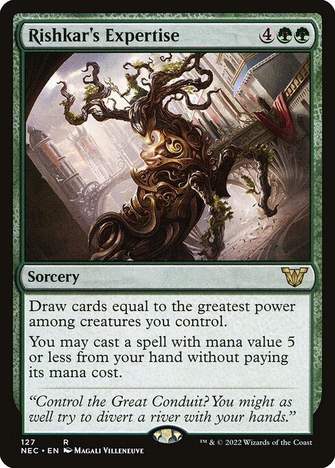 Magic the Gathering Card - Rishkar's Expertise - MTG Circle
