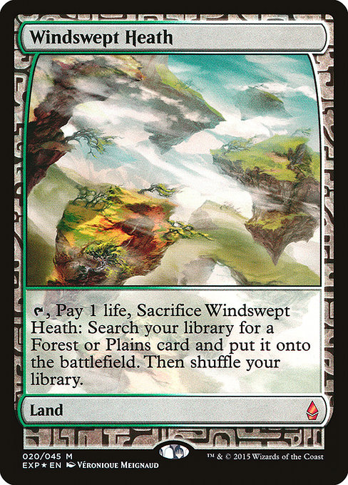 Magic the Gathering Card - Windswept Heath - MTG Circle