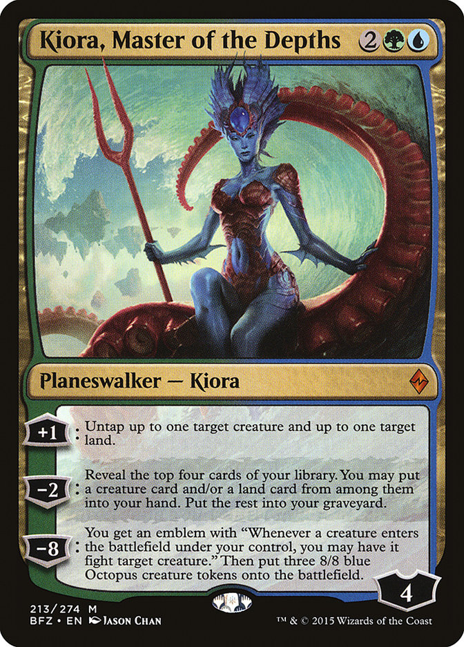 Magic the Gathering Card - Kiora, Master of the Depths - MTG Circle