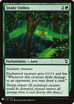 Magic the Gathering Card - Snake Umbra - MTG Circle