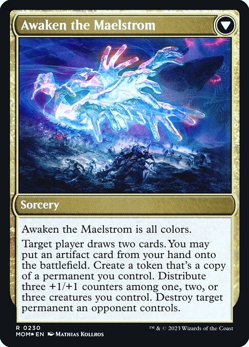 Magic the Gathering Card - Awaken the Maelstrom - MTG Circle