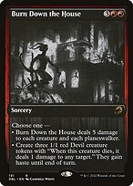 Magic the Gathering Card - Burn Down the House - MTG Circle