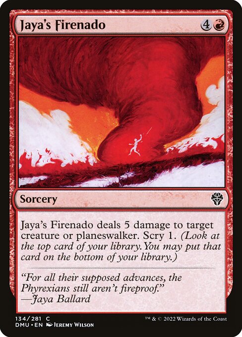 Magic the Gathering Card - Jaya's Firenado - MTG Circle
