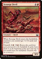 Magic the Gathering Card - Scourge Devil - MTG Circle