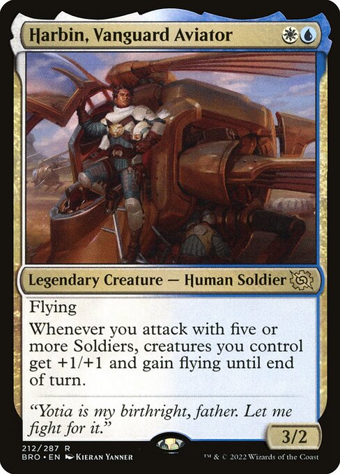 Magic the Gathering Card - Harbin, Vanguard Aviator - MTG Circle