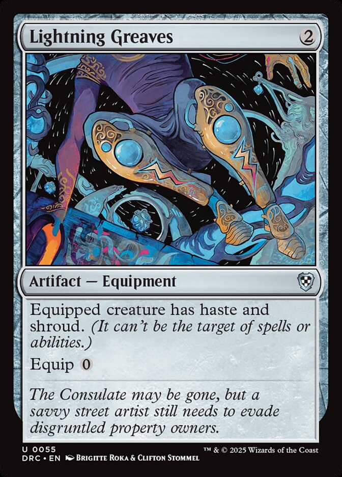 Magic the Gathering Card - Lightning Greaves - MTG Circle