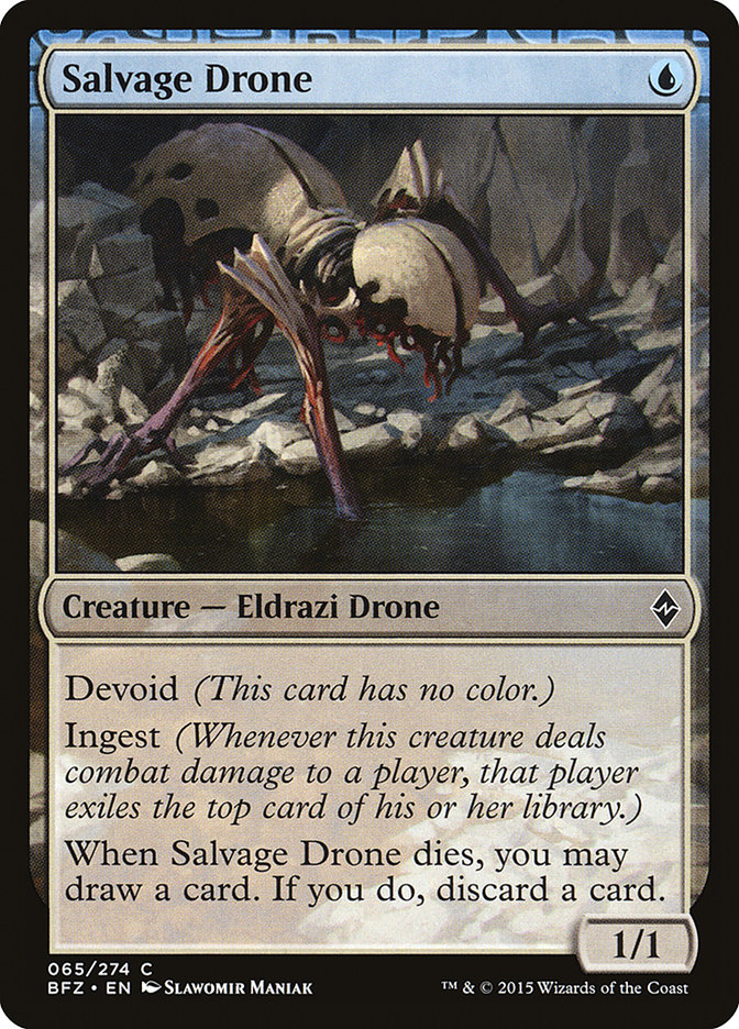 Magic the Gathering Card - Salvage Drone - MTG Circle
