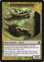 Magic the Gathering Card - Savage Vigor Head - MTG Circle