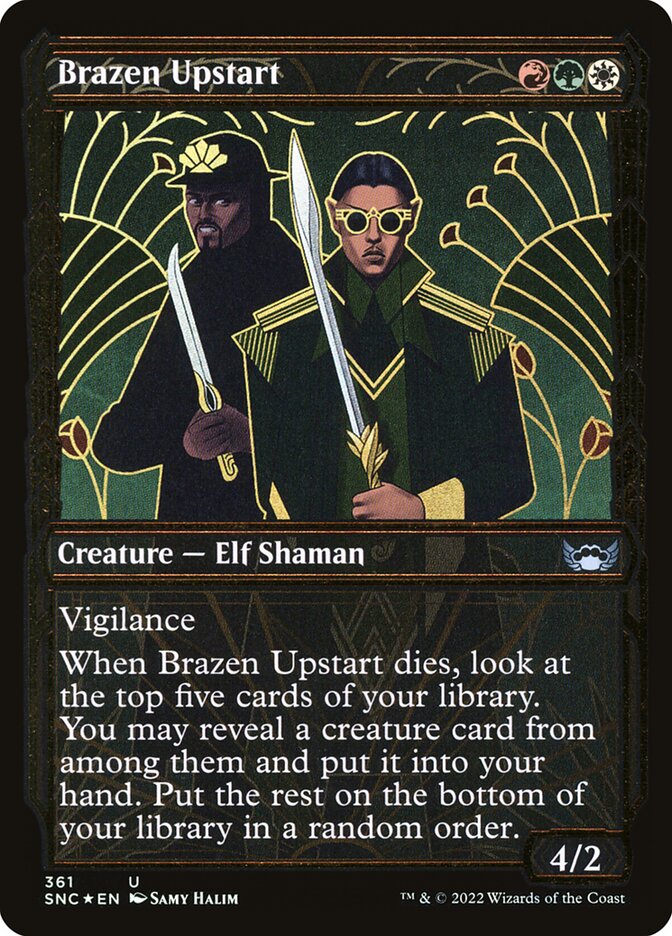 Magic the Gathering Card - Brazen Upstart - MTG Circle
