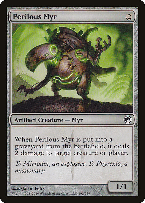 Magic the Gathering Card - Perilous Myr - MTG Circle
