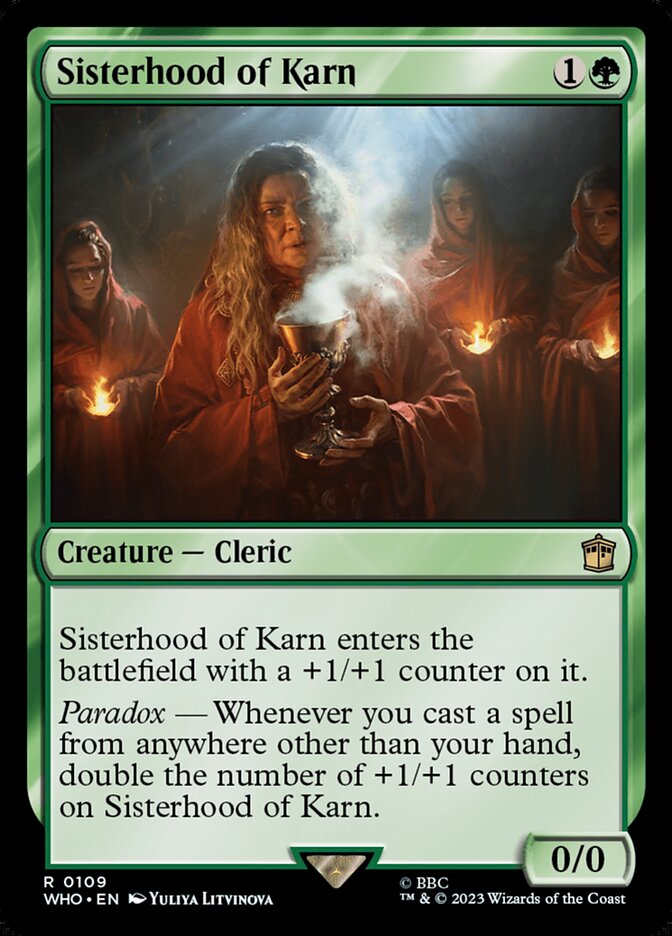 Magic the Gathering Card - Sisterhood of Karn - MTG Circle