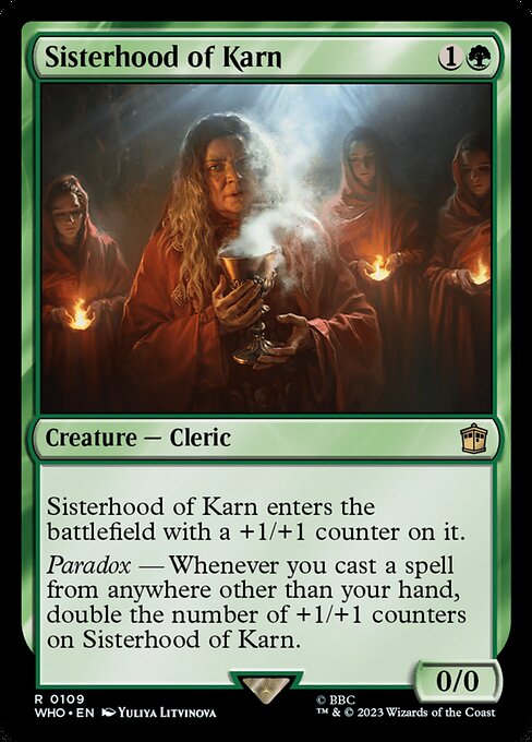 Magic the Gathering Card - Sisterhood of Karn - MTG Circle