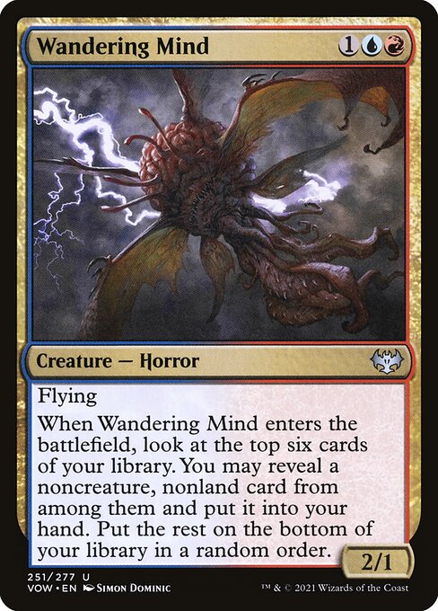 Magic the Gathering Card - Wandering Mind - MTG Circle
