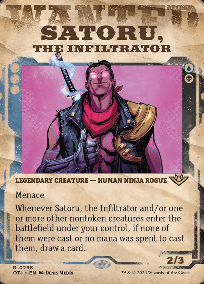Magic the Gathering Card - Satoru, the Infiltrator - MTG Circle