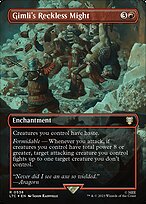 Magic the Gathering Card - Gimli's Reckless Might - MTG Circle