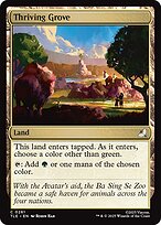 Magic the Gathering Card - Thriving Grove - MTG Circle