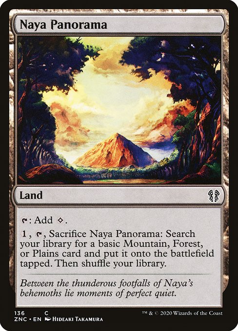 Magic the Gathering Card - Naya Panorama - MTG Circle