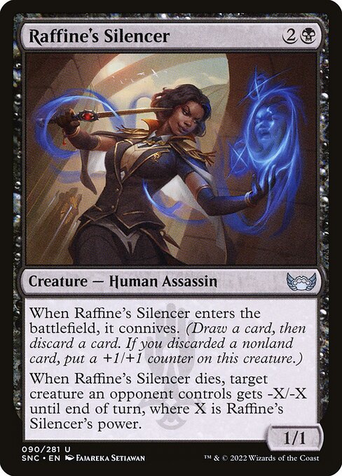 Magic the Gathering Card - Raffine's Silencer - MTG Circle