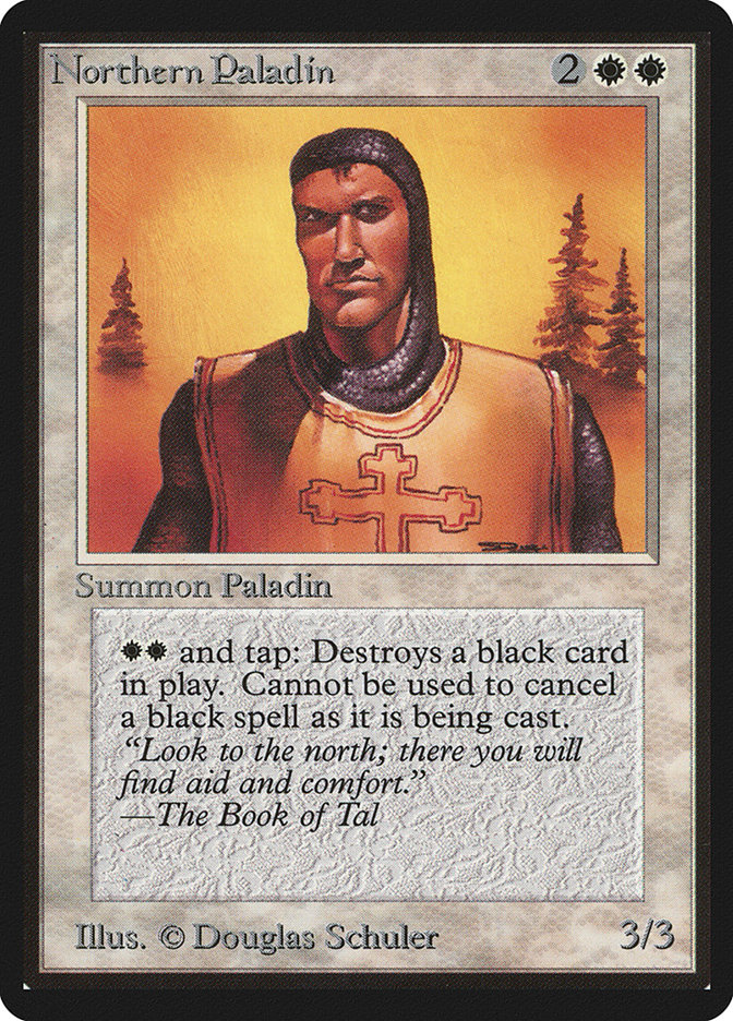 Magic the Gathering Card - Northern Paladin - MTG Circle