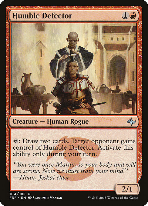 Magic the Gathering Card - Humble Defector - MTG Circle
