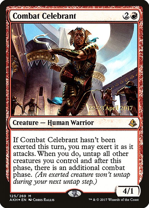 Magic the Gathering Card - Combat Celebrant - MTG Circle