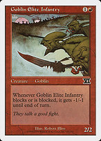 Magic the Gathering Card - Goblin Elite Infantry - MTG Circle