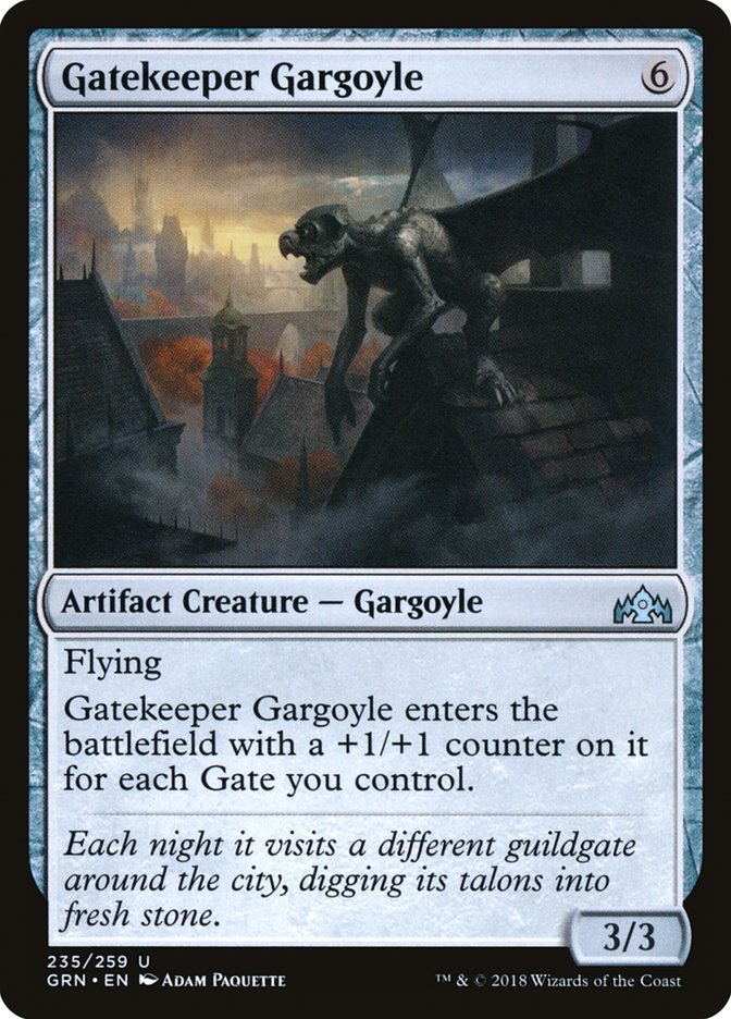 Magic the Gathering Card - Gatekeeper Gargoyle - MTG Circle