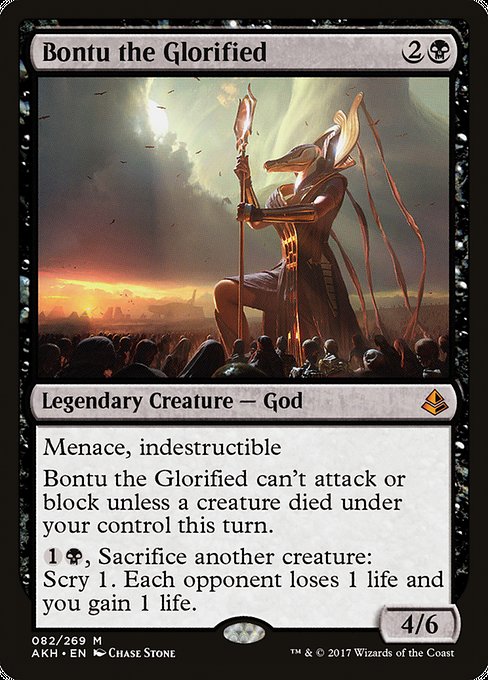 Magic the Gathering Card - Bontu the Glorified - MTG Circle