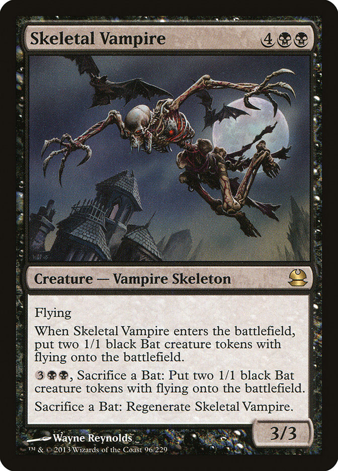 Magic the Gathering Card - Skeletal Vampire - MTG Circle