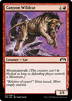 Magic the Gathering Card - Canyon Wildcat - MTG Circle