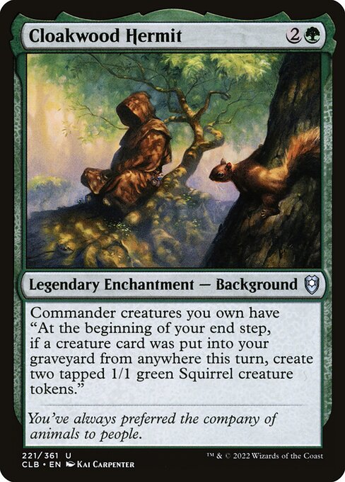 Magic the Gathering Card - Cloakwood Hermit - MTG Circle