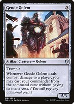 Magic the Gathering Card - Geode Golem - MTG Circle