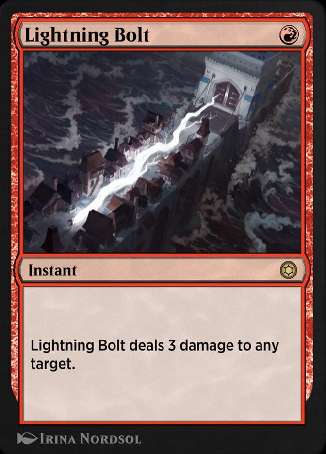 Magic the Gathering Card - Lightning Bolt - MTG Circle
