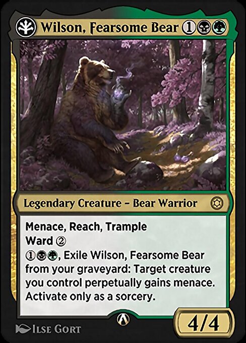 Magic the Gathering Card - Wilson, Fearsome Bear - MTG Circle