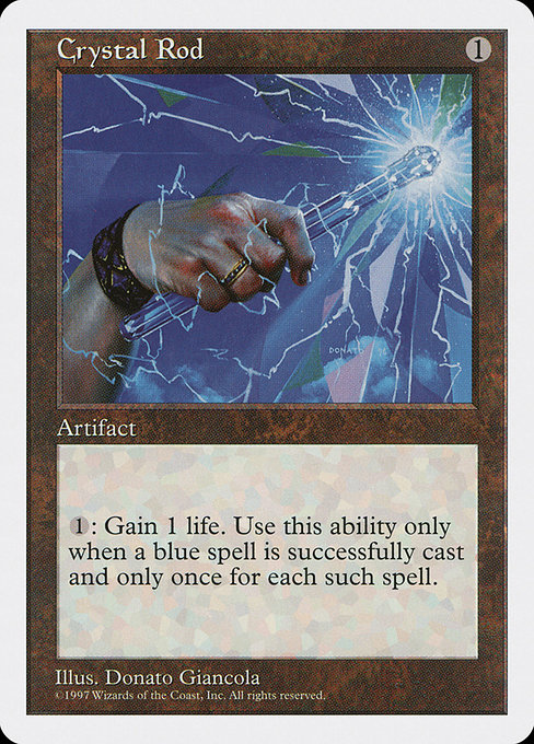 Magic the Gathering Card - Crystal Rod - MTG Circle