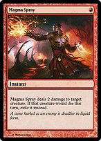 Magic the Gathering Card - Magma Spray - MTG Circle