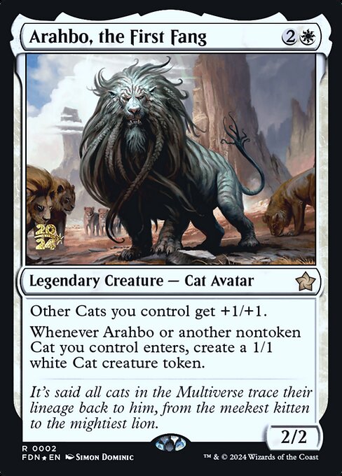 Magic the Gathering Card - Arahbo, the First Fang - MTG Circle