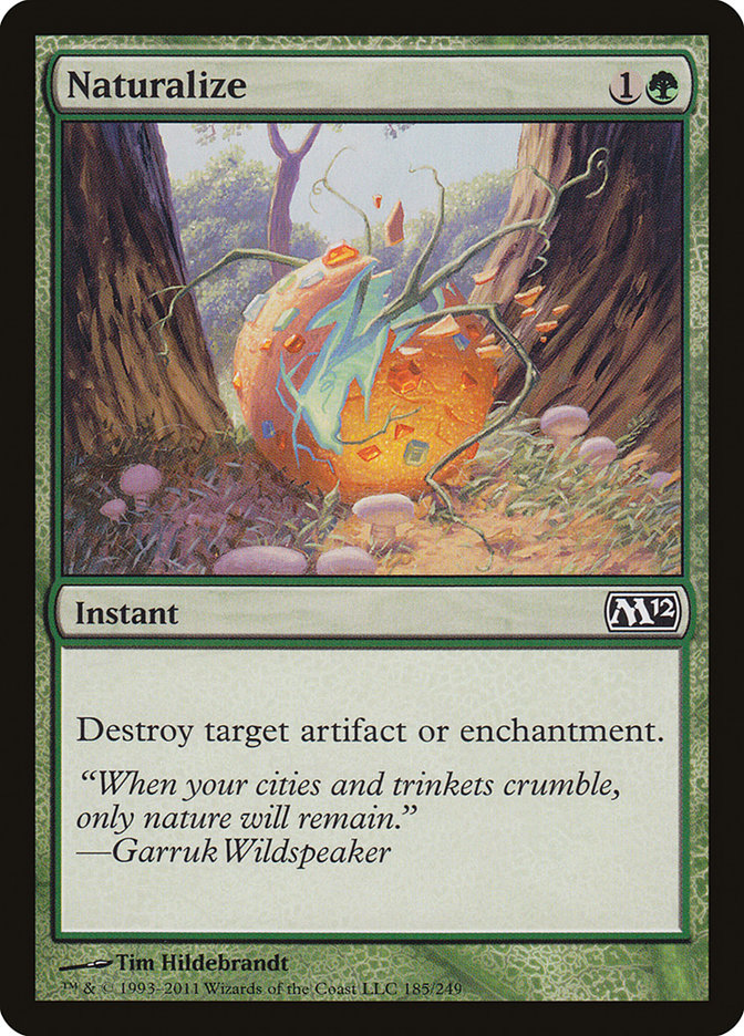 Magic the Gathering Card - Naturalize - MTG Circle