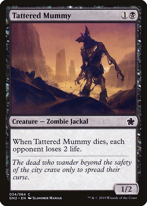 Magic the Gathering Card - Tattered Mummy - MTG Circle