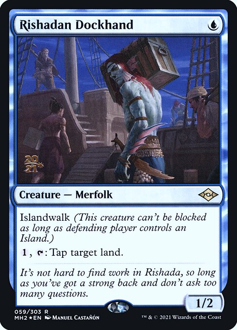 Magic the Gathering Card - Rishadan Dockhand - MTG Circle
