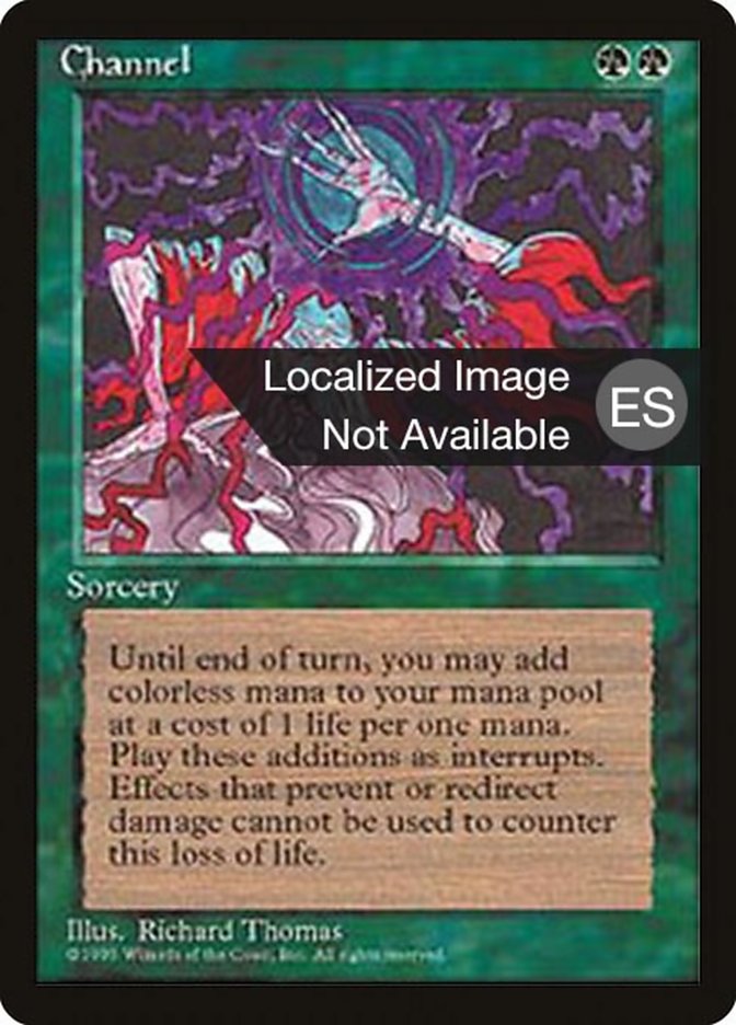 Magic the Gathering Card - Channel - MTG Circle