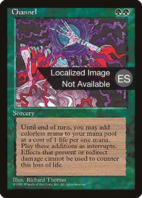 Magic the Gathering Card - Channel - MTG Circle