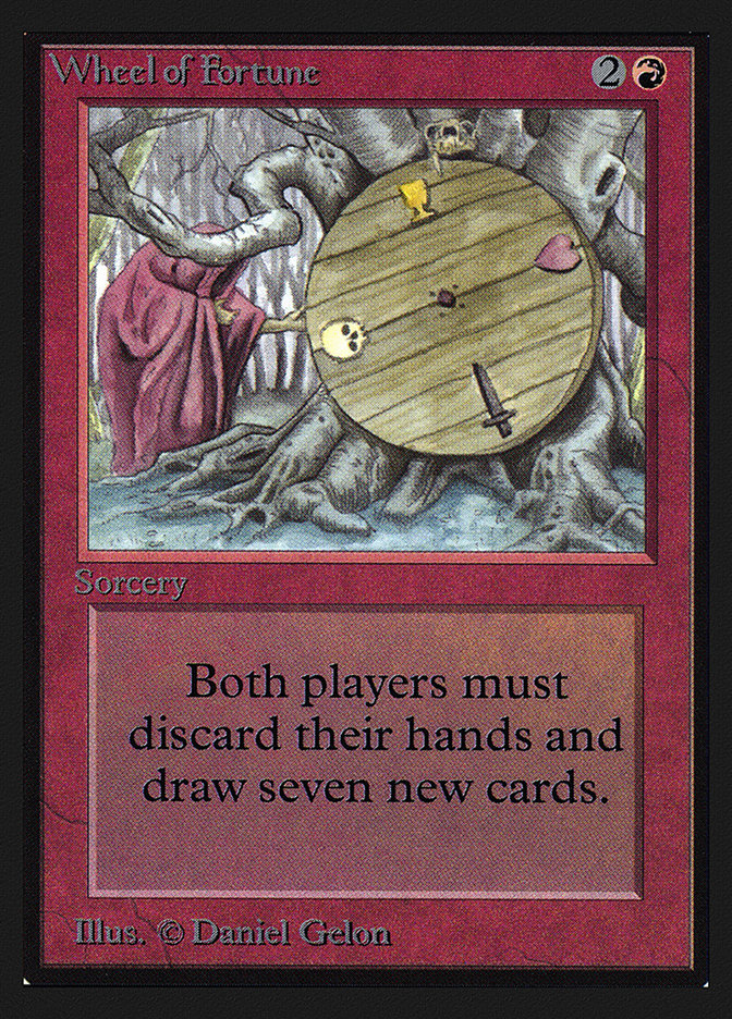 Magic the Gathering Card - Wheel of Fortune - MTG Circle