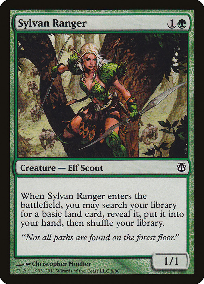 Magic the Gathering Card - Sylvan Ranger - MTG Circle