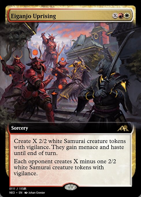 Magic the Gathering Card - Eiganjo Uprising - MTG Circle