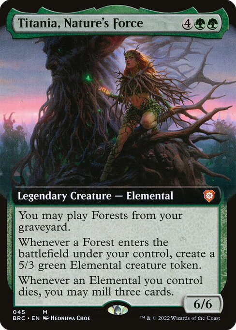 Magic the Gathering Card - Titania, Nature's Force - MTG Circle